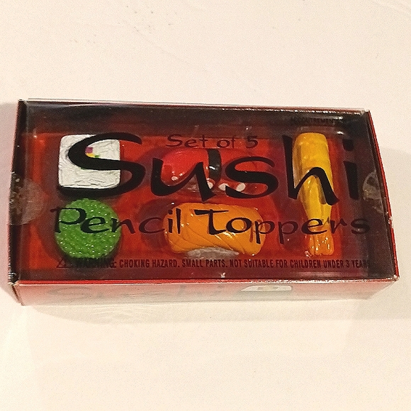 Sushi Novelty Pencil Toppers - Picture 1 of 3